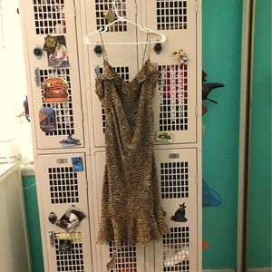 Leopard print dress